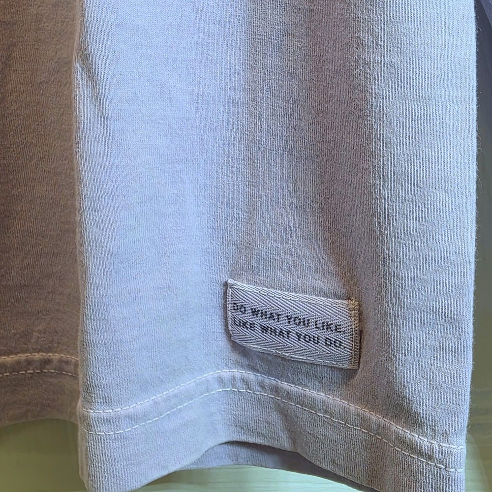 VTG Life is Good Long Sleeve Tee Womens Sz Large Lavender Purple Snowboard - Picture 7 of 11